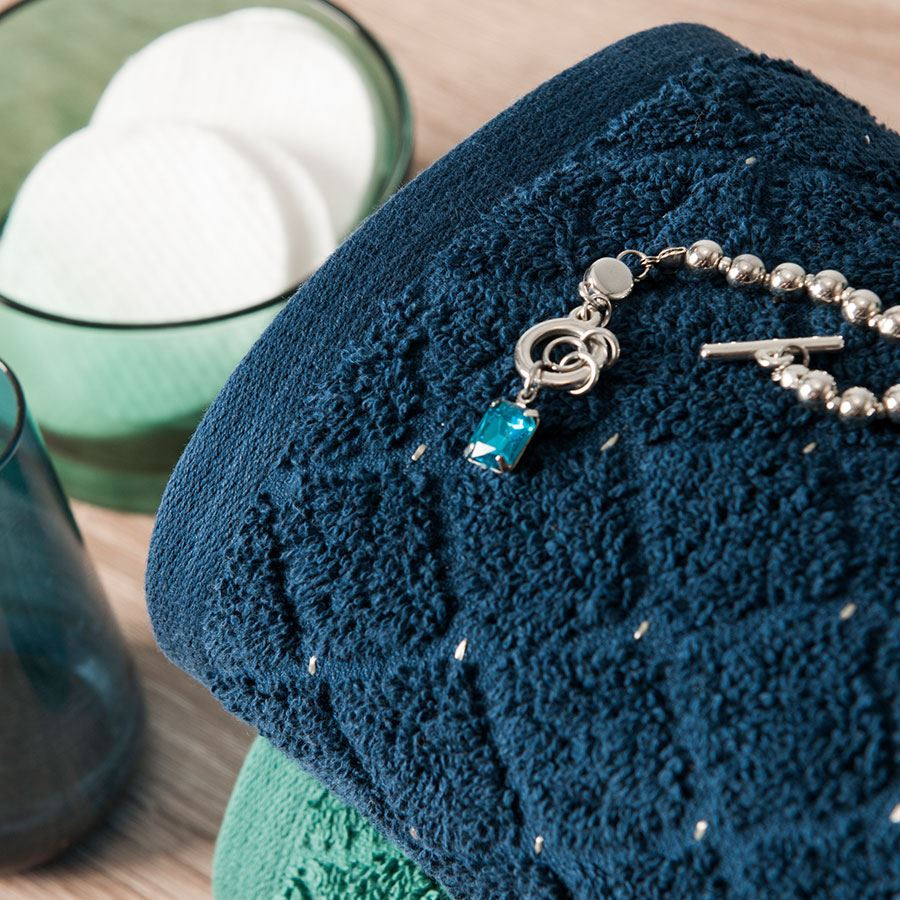 OLIWIER Ręcznik, 50x90cm, kolor 004 granatowy R00001