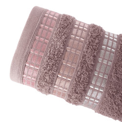 LUXURY Ręcznik, 50x90cm, kolor 109 liliowy LUXURY