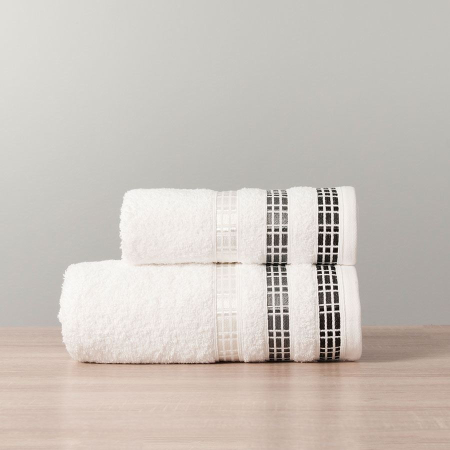 LUXURY Ręcznik, 70x140, kolor 102 biały LUXURY
