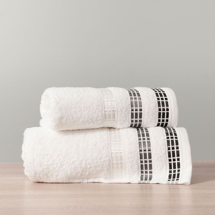 LUXURY Ręcznik, 70x140, kolor 102 biały LUXURY