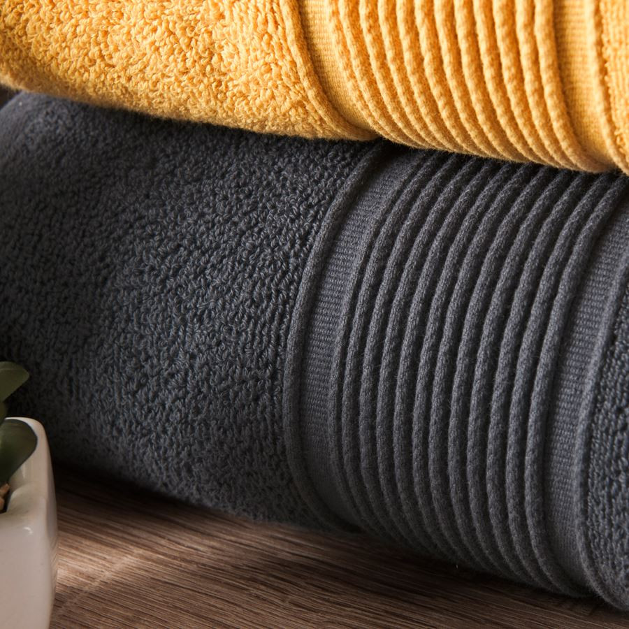 NAOMI Ręcznik, 70x140cm, kolor 012 szary granatowy R00002