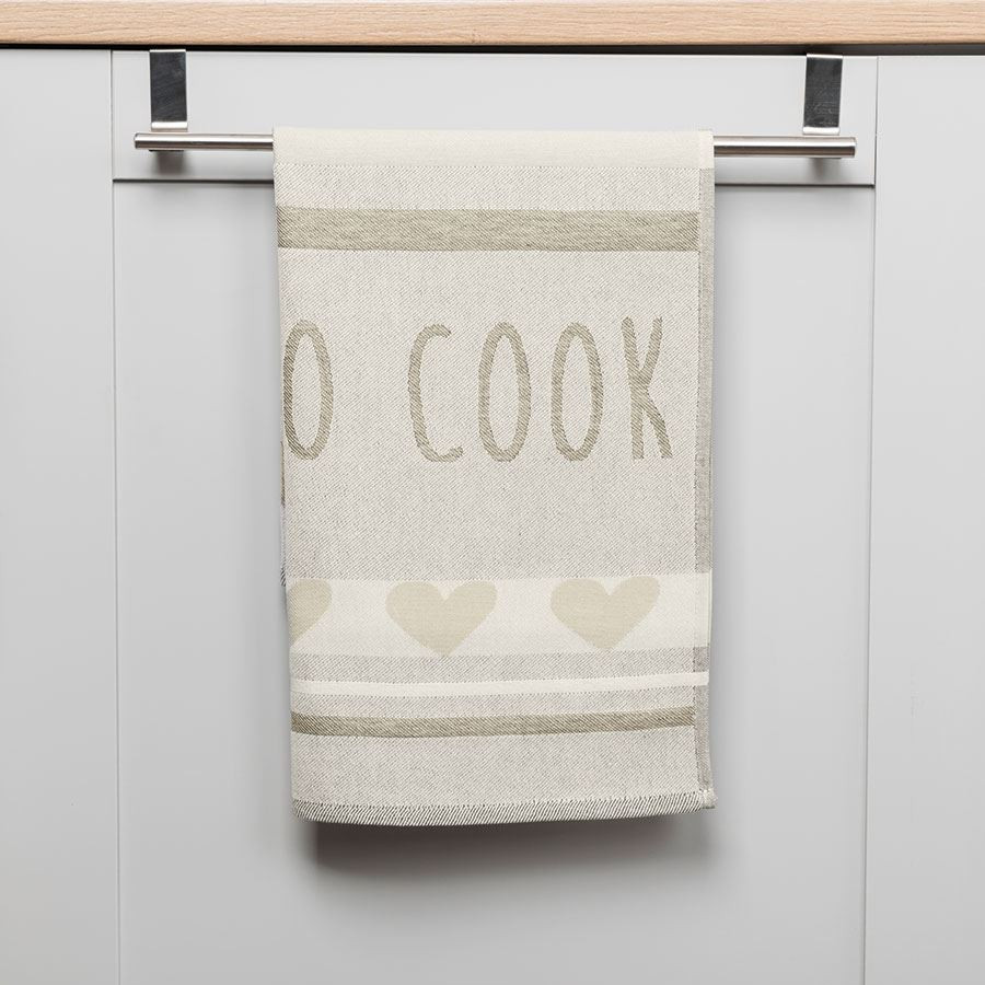 COOK Ścierka kuchenna, rozmiar 50x70cm, kolor beżowy 001 S00007