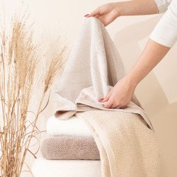 LEON Ręcznik, 70x140cm, kolor 011 jasny beżowy R00006