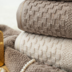 NEPTUN Ręcznik, 70x140cm, kolor 012 ciepły brąz R00007