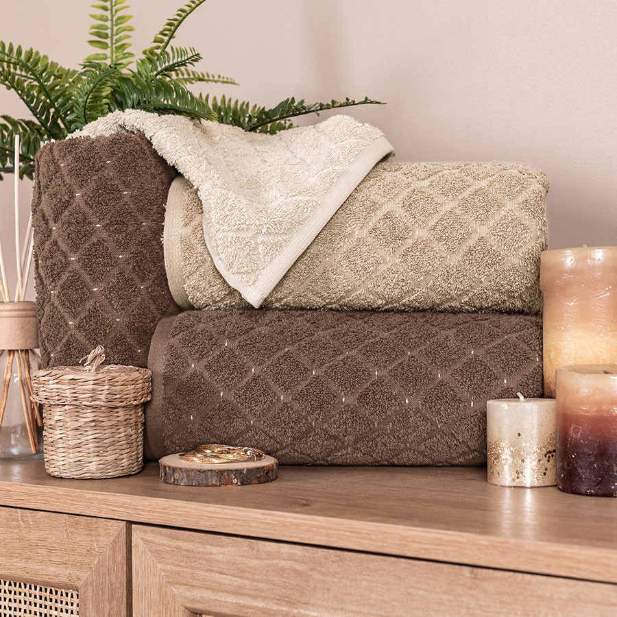 OLIWIER Ręcznik, 70x140cm, kolor 012 brązowy R00001