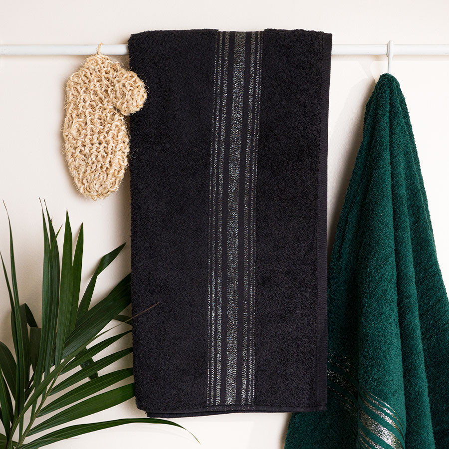 OSKAR Ręcznik, 70x140cm, kolor 002 czarny R00009