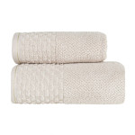 NEPTUN · Ręcznik frotte · 50x90 cm · kolor kremowy