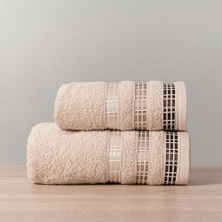 LUXURY Ręcznik, 70x140cm, kolor 790 beżowy LUXURY