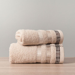 LUXURY Ręcznik, 70x140cm, kolor 790 beżowy LUXURY