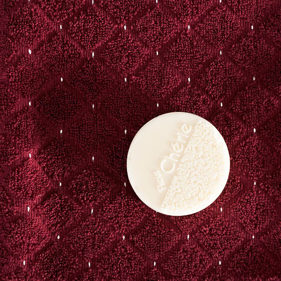 OLIWIER Ręcznik, 50x90cm, kolor 009 ciemno czerwony burgundowy R00001