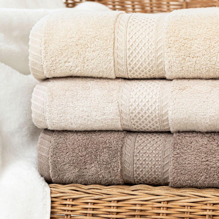 RODOS Ręcznik, 70x140cm, kolor 010 ciemny kremowy R00008