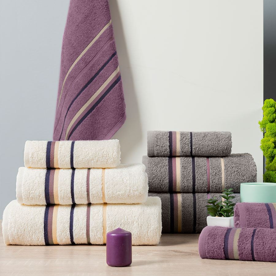 MARS Ręcznik z zawieszką, 30x50cm, kolor 292 szary MARS00