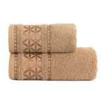 PAOLA · Ręcznik frotte · 50x90 cm · kolor karmelowy