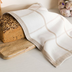 KRATKA Ścierka kuchenna, rozmiar 50x70cm, kolor beżowy 002 S00020