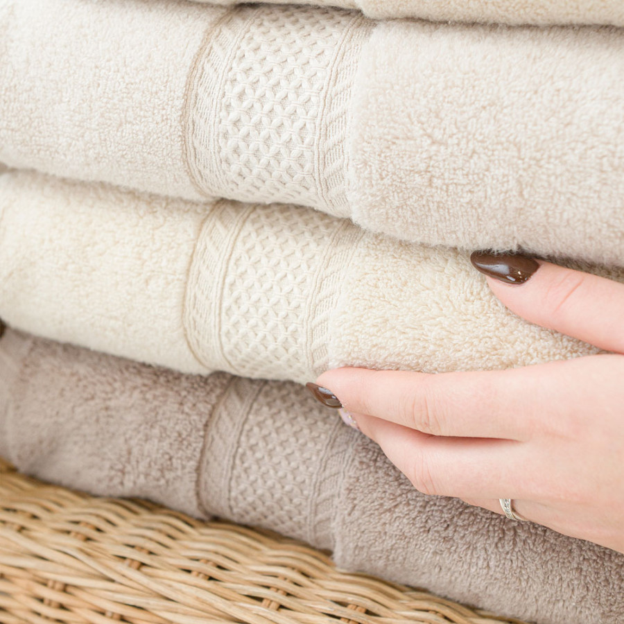 RODOS Ręcznik, 50x90cm, kolor 010 ciemny kremowy R00008