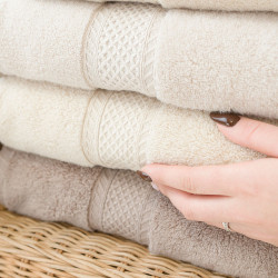 RODOS Ręcznik, 50x90cm, kolor 010 ciemny kremowy R00008