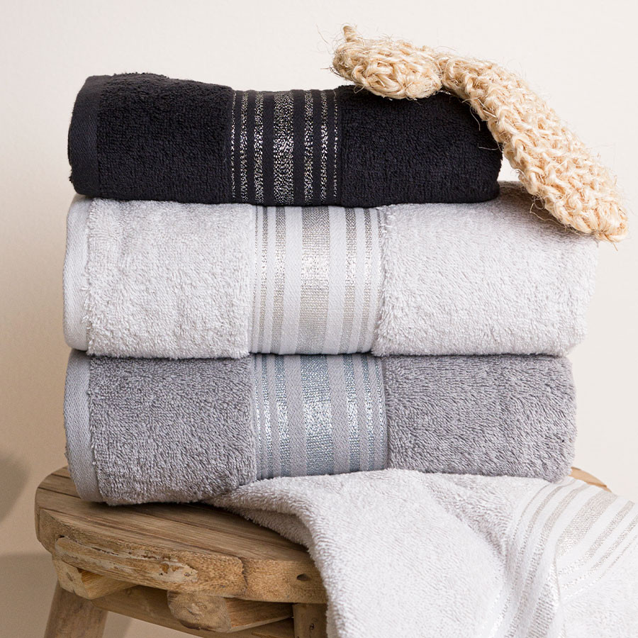 OSKAR Ręcznik, 50x90cm, kolor 007 ciemny szary R00009