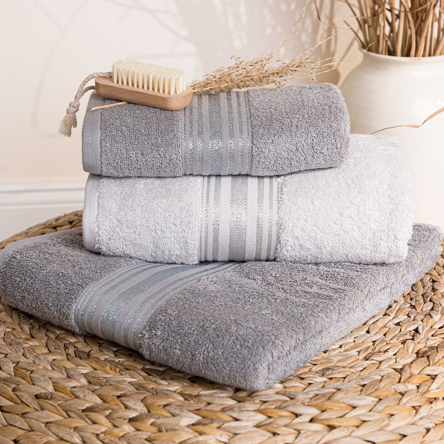 OSKAR Ręcznik, 50x90cm, kolor 007 ciemny szary R00009