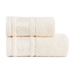 PAOLA · Ręcznik frotte · 70x140 cm · kolor kremowy