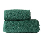 OLIWIER · Ręcznik frotte · 70x140 cm · kolor szmaragdowy