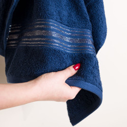 OSKAR Ręcznik, 50x90cm, kolor 004 granatowy R00009