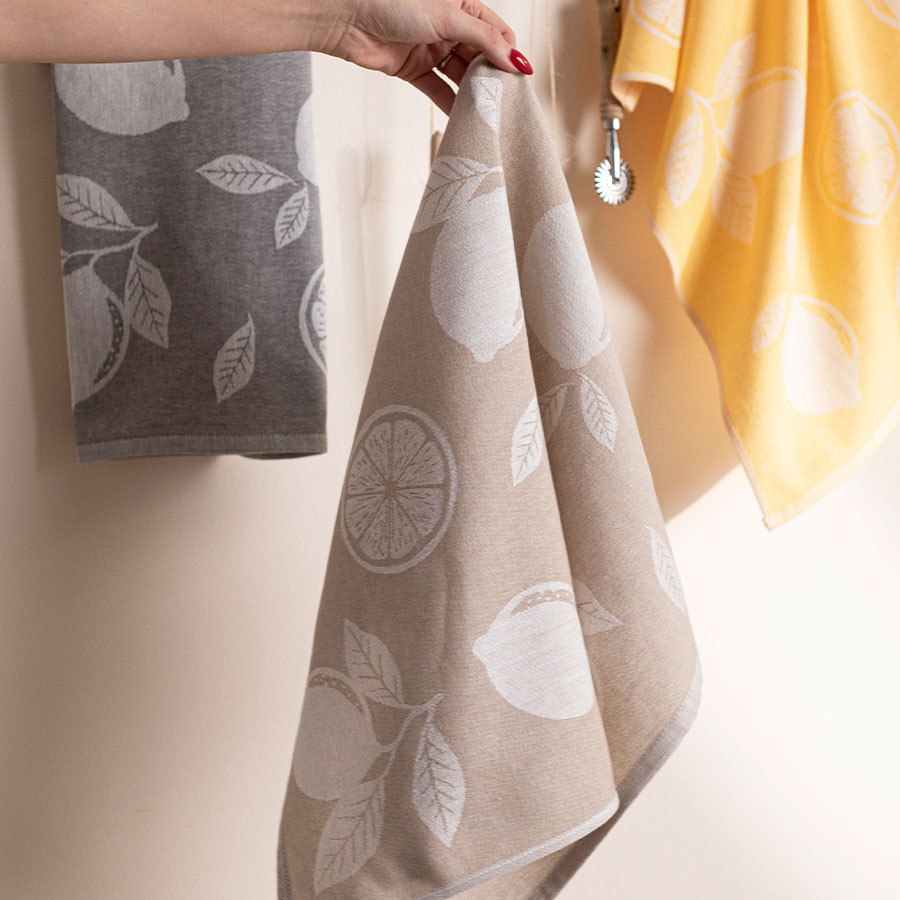 CYTRYNKA Ścierka kuchenna, rozmiar 50x70cm, kolor beżowy 002 S00018