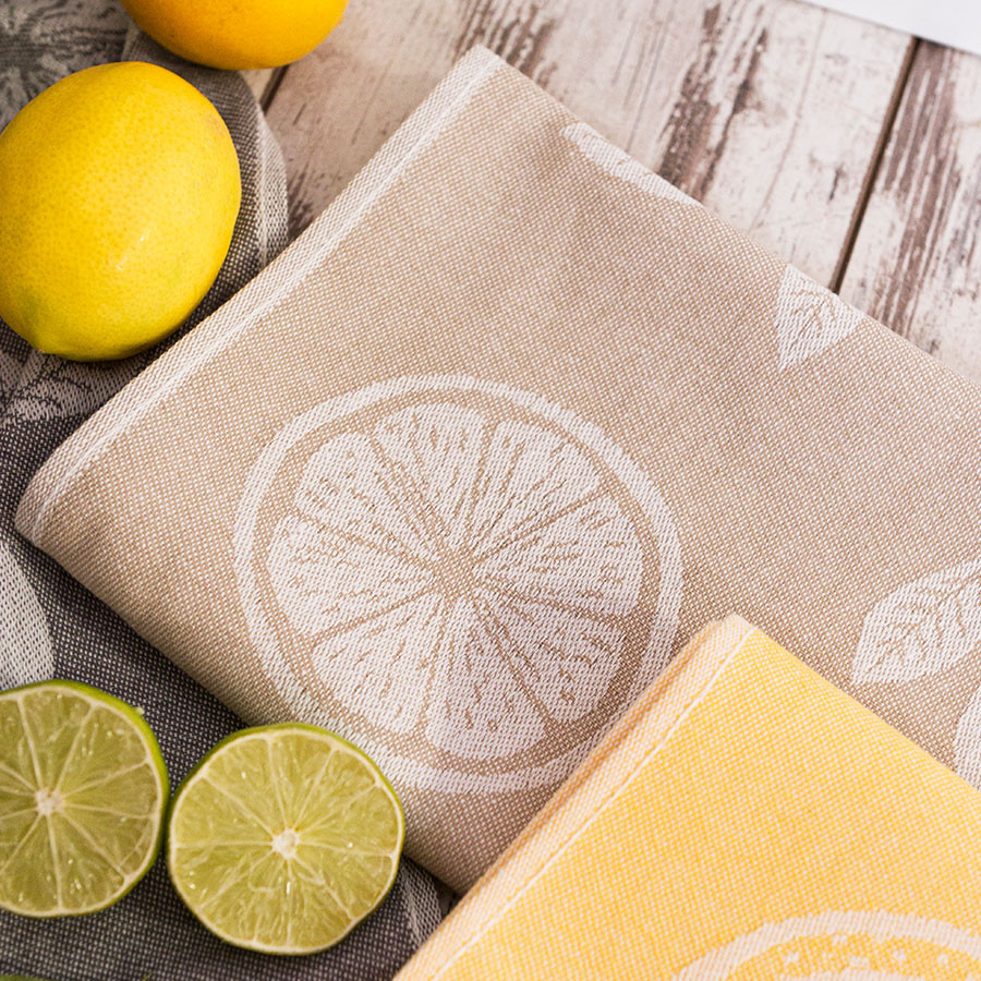 CYTRYNKA Ścierka kuchenna, rozmiar 50x70cm, kolor beżowy 002 S00018