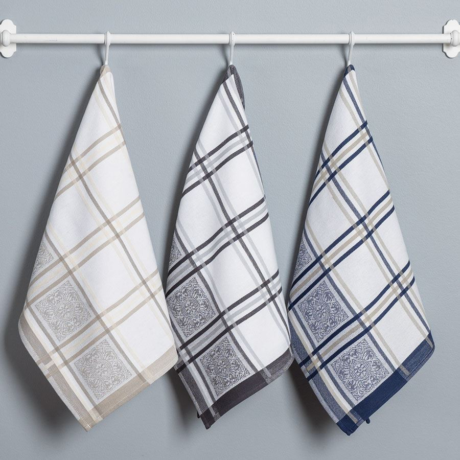 MAJOLICA Ścierka kuchenna, rozmiar 50x70cm, kolor granatowy 003 S00001