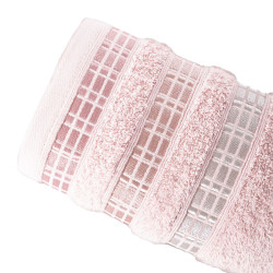 LUXURY Ręcznik, 50x90cm, kolor 108 pudrowy LUXURY