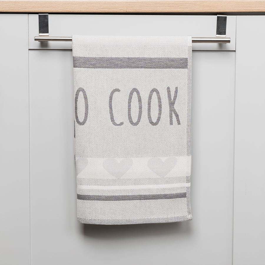 COOK Ścierka kuchenna, rozmiar 50x70cm, kolor szary 002 S00007