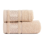 PAOLA · Ręcznik frotte · 70x140 cm · kolor beżowy