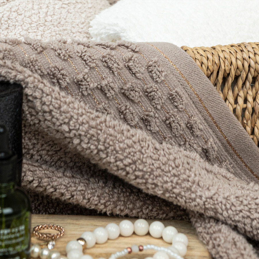 NEPTUN Ręcznik, 50x90cm, kolor 012 ciepły brąz R00007