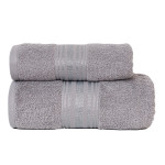 OSKAR · Ręcznik frotte · 70x140cm · kolor ciemny szary
