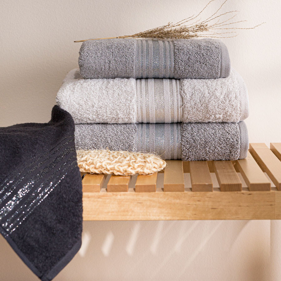 OSKAR Ręcznik, 70x140cm, kolor 007 ciemny szary R00009