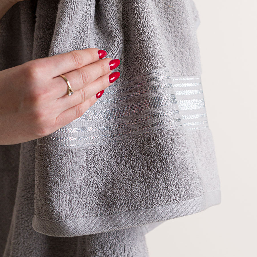 OSKAR Ręcznik, 70x140cm, kolor 007 ciemny szary R00009