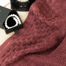 NEPTUN Ręcznik, 50x90cm, kolor 009 ciemno czerwony burgundowy R00007