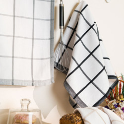 KRATKA Ścierka kuchenna, rozmiar 50x70cm, kolor czarny 007 S00020