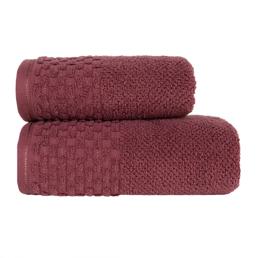 NEPTUN Ręcznik, 70x140cm, kolor 009 ciemno czerwony burgundowy R00007