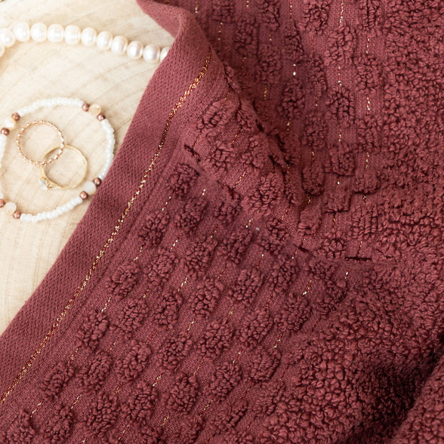 NEPTUN Ręcznik, 70x140cm, kolor 009 ciemno czerwony burgundowy R00007