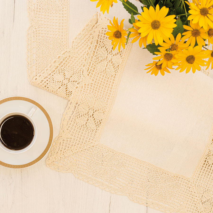 RACHELA Bieżnik z ażurem, szerokość 40 x wysokość 140cm, kolor 012 kremowy 912432