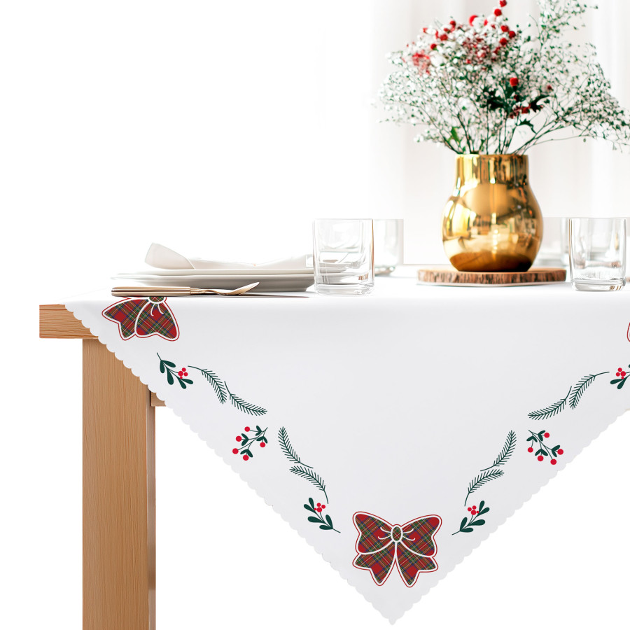 KOKARDA SZKOTI Serweta NINA WODOODPORNA, 80x80cm, kolor 001 biały PBN347