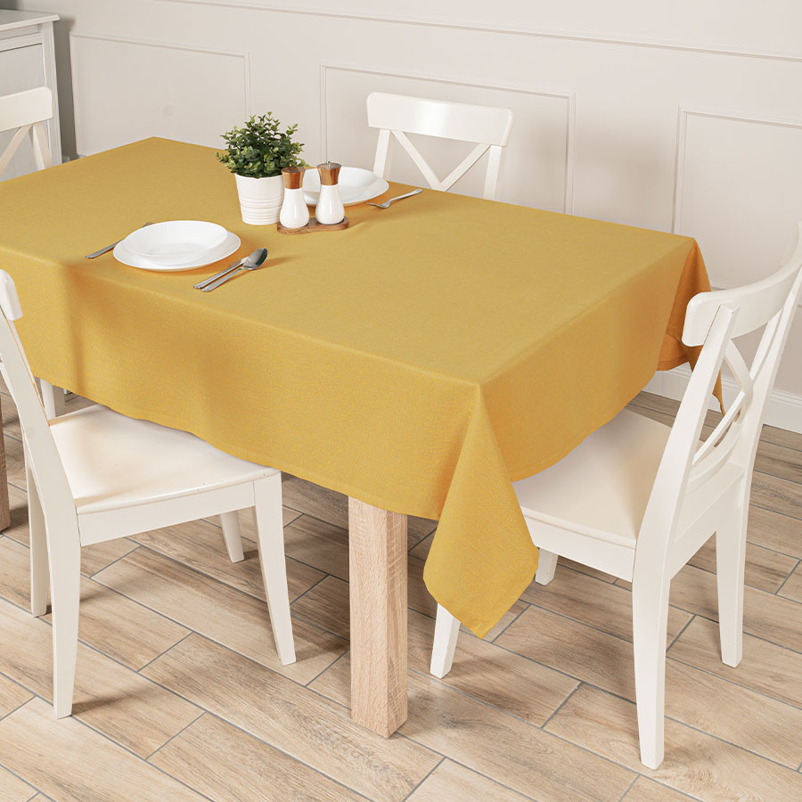 ARUBA Obrus wodoodporny, 130x180cm, kolor 019 musztardowy 759330