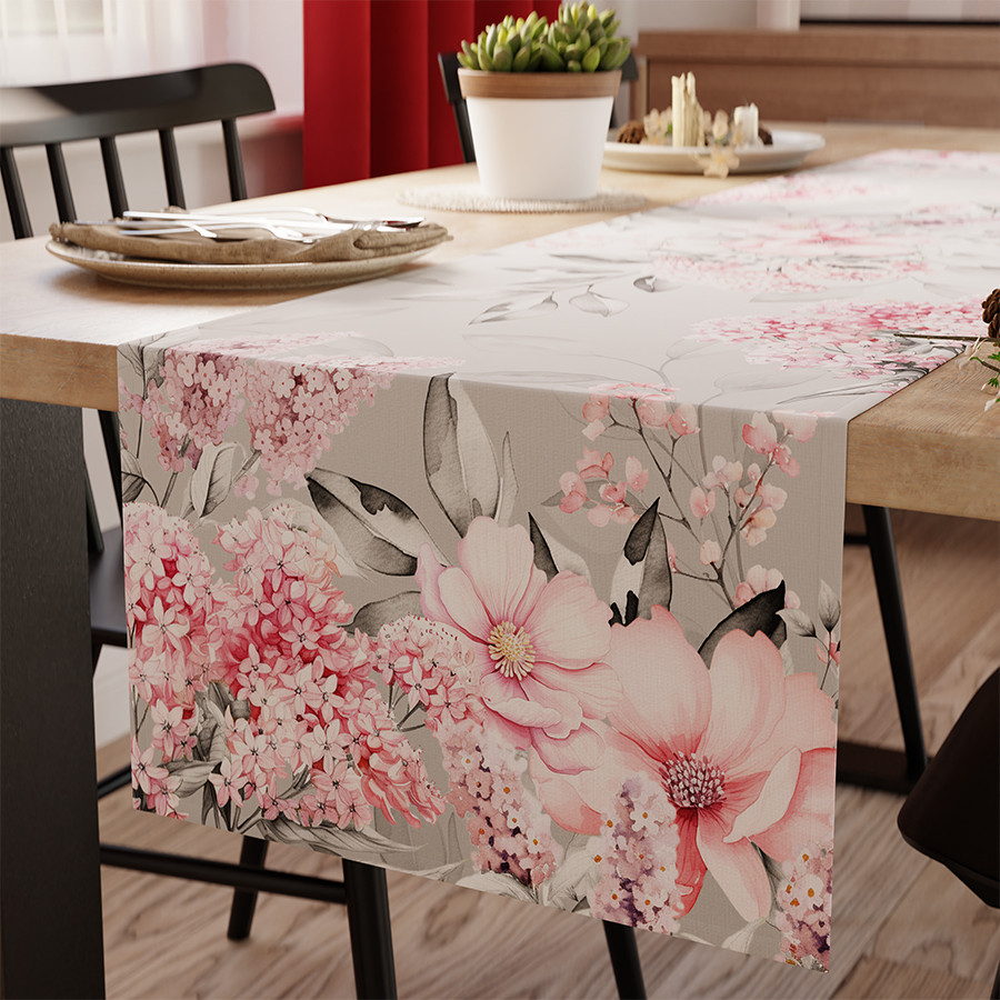 AZALEA Bieżnik NINA WODOODPORNA obszyty listwą, 38x140cm, kolor 001 P00225