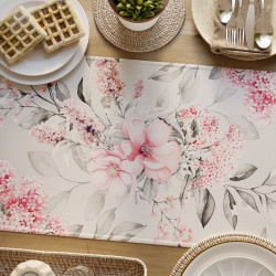 AZALEA Bieżnik NINA WODOODPORNA obszyty listwą, 38x140cm, kolor 001 P00225