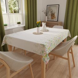 WIOSENNY OGRÓD Obrus NINA WODOODPORNA, listwa 140x180cm, kolor 001 P00184