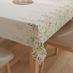 WIOSENNY OGRÓD Obrus NINA WODOODPORNA, listwa 140x180cm, kolor 001 P00184