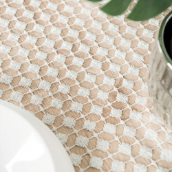 Bianca Obrus gipiurowy, kolor jasny szary 007 z lurexem, rozmiar 140x180cm 061757