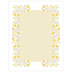 WIOSENNA POLANA Obrus NINA WODOODPORNA, 140x180cm, kolor 002 beżowy P00208