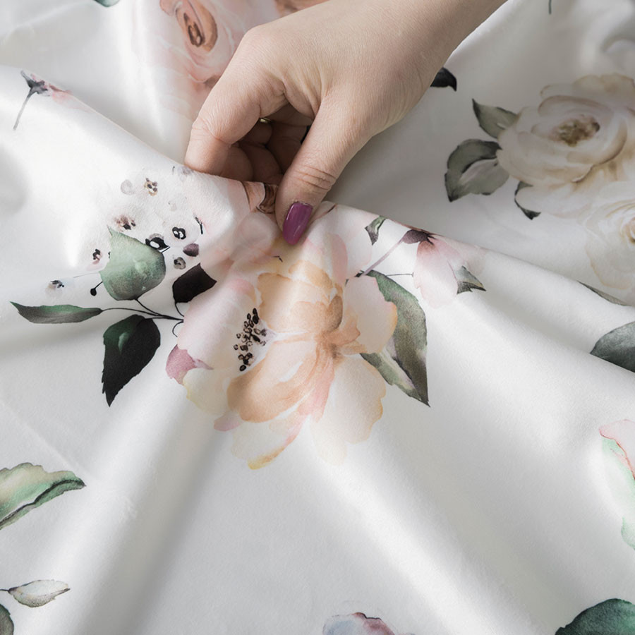 LANOSA Bieżnik wodoodporny VELVET, 40x180cm, kolor 001 różowy TD0007