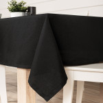 ARUBA · Obrus wodoodporny · 140x220 cm · kolor czarny